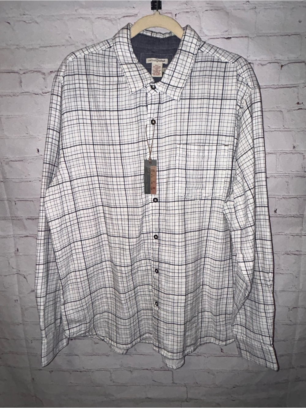 Carbon2Cobalt button down shirt men’s size L NWT